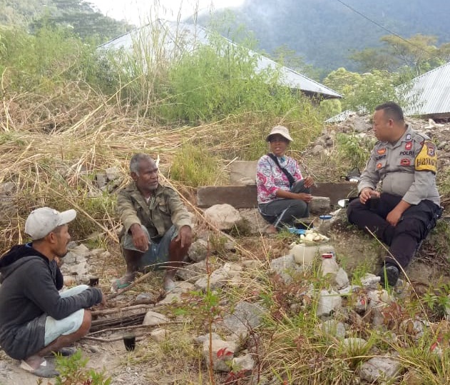 Wujudkan Kemitraan Dalam Jaga Kamtibmas | Bhabinkamtibmas Kelurahan Bangka Leda, sambangi Warga Binaan