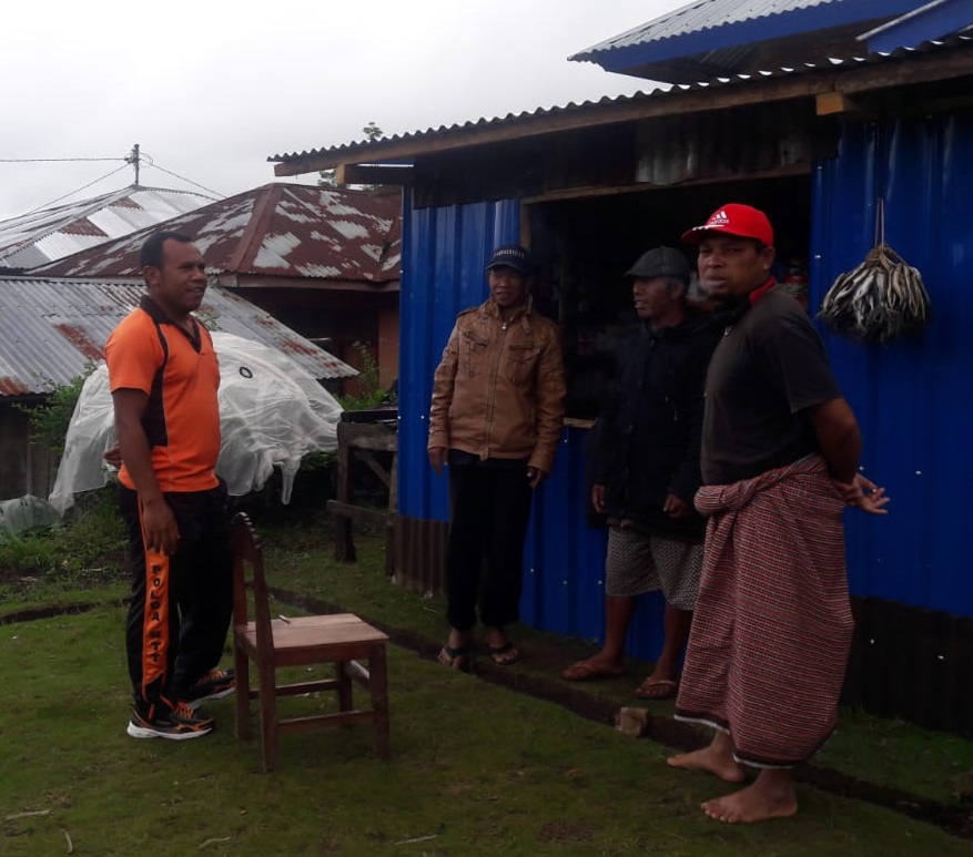 Bhabinkamtibmas Desa Pong La’o Sambangi Warga Binaan