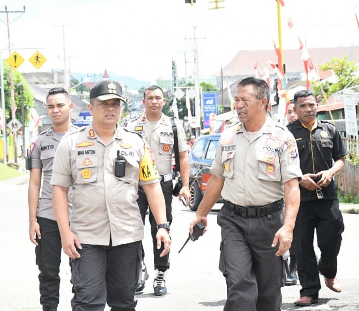 Jelang Pentahbisan Uskup Ruteng | Kapolres Manggarai Melaksanakan Simulasi dan Pengecekan Objek Pengamanan